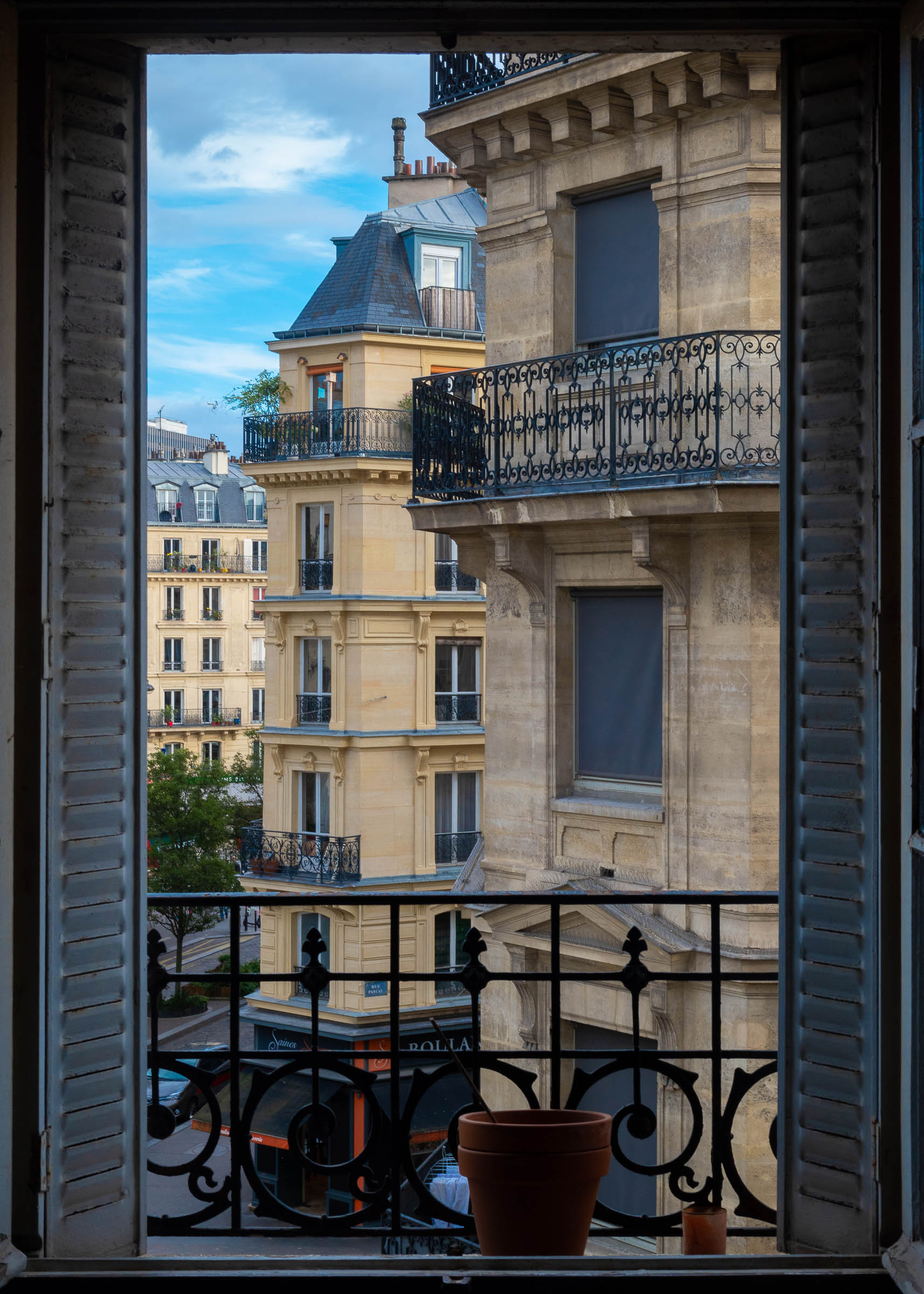 Balcony View of Paris